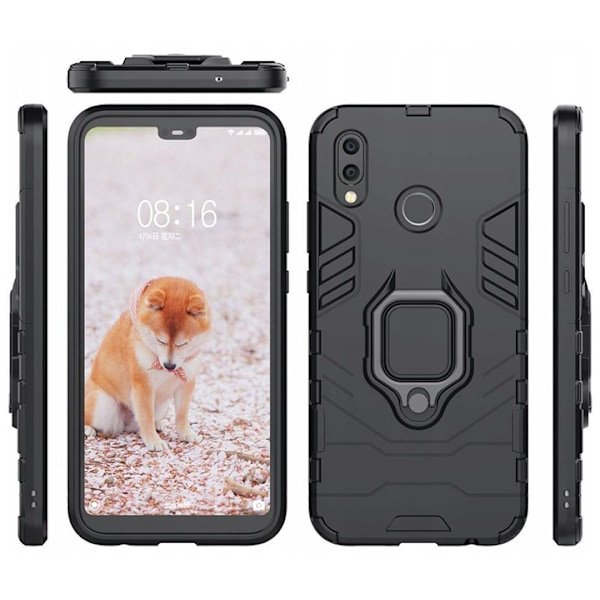 Spacecase Case Cover Till Huawei P20 Lite X-Ring Svart