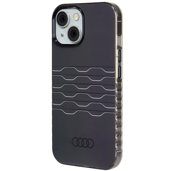 AUDI IML MAGSAFE ETUI TIL IPHONE 15 / 14 / 13 - SORT