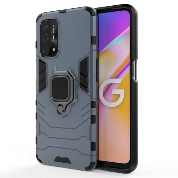 Spacecase X-Ring Fodral För Oppo A54 A74 A93 5G Blåt Skydd