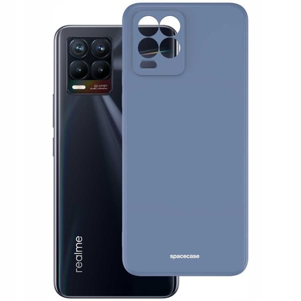 Spacecase Silikonfodral För Realme Phone 8 8 Pro Blue