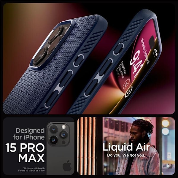 SPIGEN LIQUID AIR IPHONE 15 PRO MAX NAVY BLUE