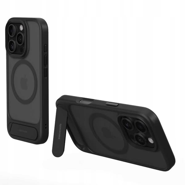 Spacecase Case Stand Pro Mag För Iphone 16 Pro Black För Magsafe