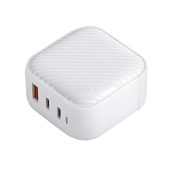 Uniq Verge Pro 66W GaN USB-C vegglader - hvit