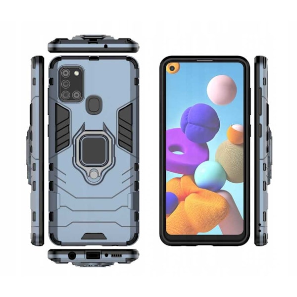 Spacecase Case Cover Till Samsung Galaxy A21S X-Ring Blå