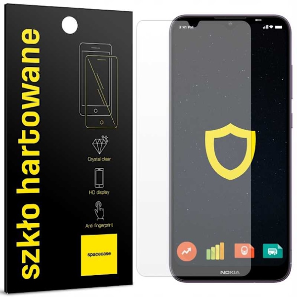 Rymdfodral Härdat Glas 2.5D För Nokia C10 C20 Skärmskydd