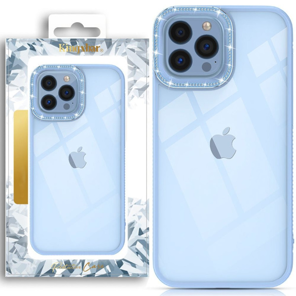 KINGXBAR CASE CASE COVER COVER TIL IPHONE 13 PRO MAX BLÅ