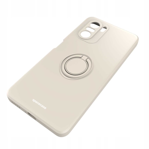Spacecase Silikoncase Ring För Xiaomi Poco F3 Mi 11I Bone