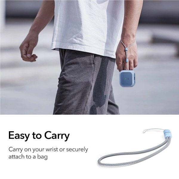 ESR ORBIT HALOLOCK MAGSAFE ETUI TIL APPLE AIRPODS 4 - BLÅ