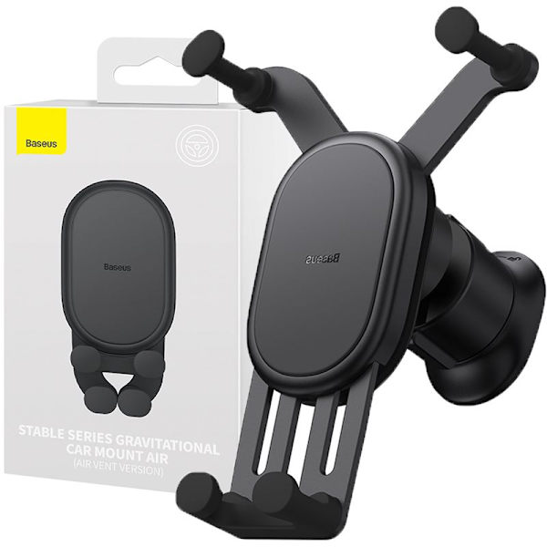 Baseus Stable Series Car Grill Holder? ventilasjon svart lufttilførsel (SUWX020001)