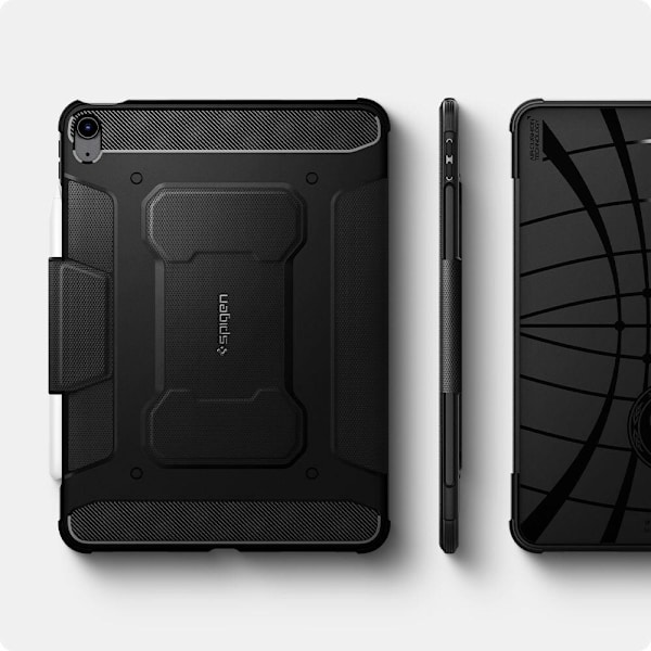 SPIGEN RUGGED ARMOR "PRO" IPAD AIR 4 2020 / 5 2022 SVART