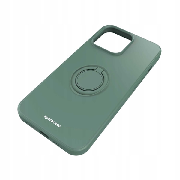 Spacecase Silikonecase Ring För Iphone 13 Pro Case Grönt Skydd