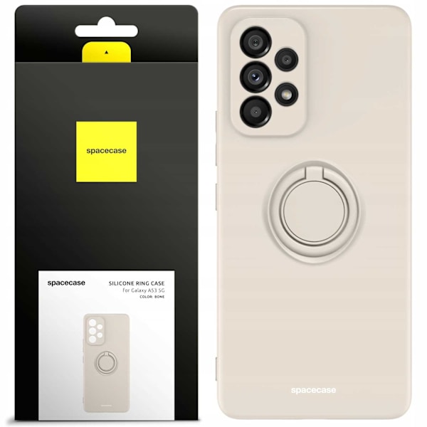 Spacecase Silikon Case Ring För Samsung Galaxy A53 5G Bone Case