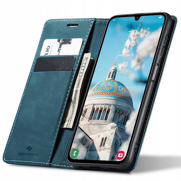 Spacecase Pålbocksväska För Samsung Galaxy A24 Blåt Skydd