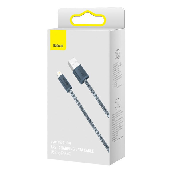 Baseus iPhone USB - Lightning-kabel 2m, 2,4A grå (CALD000516)