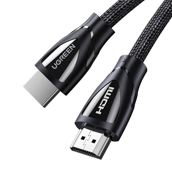 Ugrønn kabel HDMI 2.1 8K 60Hz 2m svart (HD140)