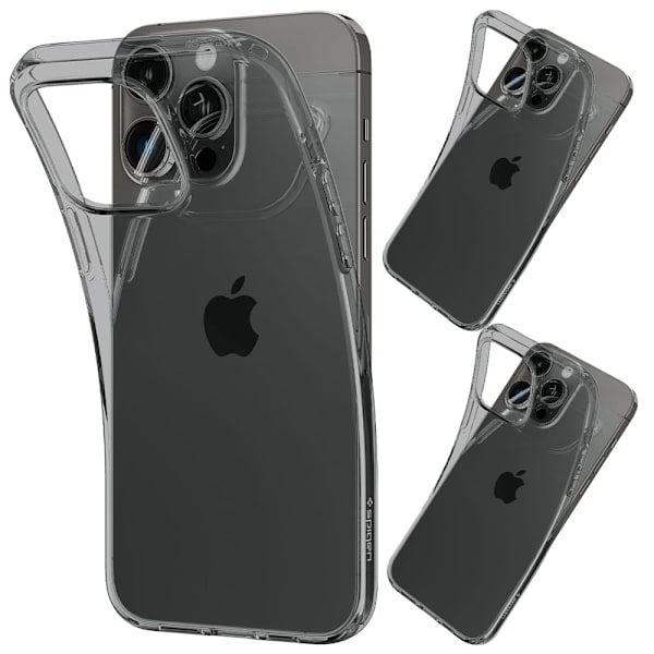 Spigen Crystal Flex, romkrystall - iPhone 15 Plus Grå