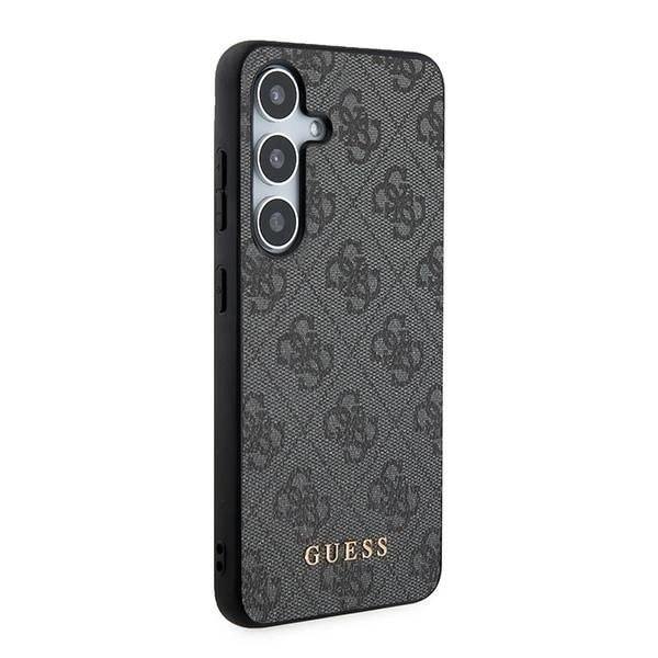 Guess 4G Metal Gold Logo Deksel til Samsung Galaxy S24 - Svart