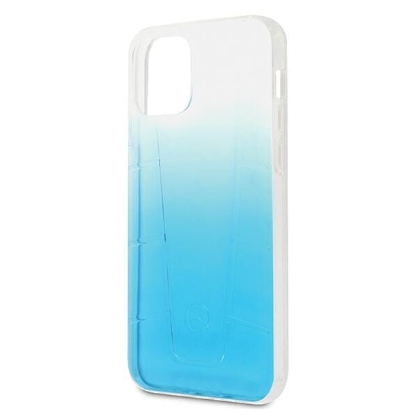 MERCEDES TRANSPARENT LINE ETUI TIL IPHONE 12 PRO MAX - BLÅ