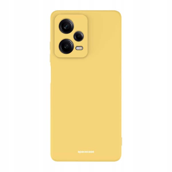 Spacecase Silikonfodral För Xiaomi Redmi Note 12 Pro 5G Yellow