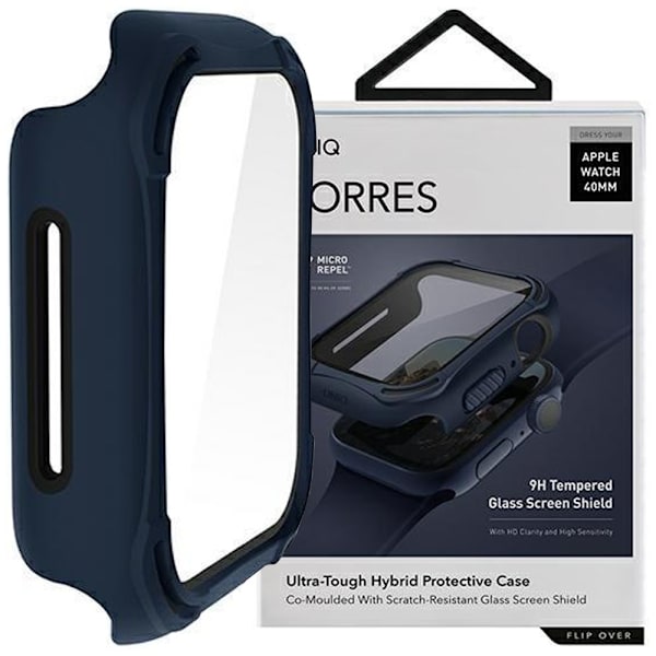 UNIQ TORRES ETUI TIL APPLE WATCH 4 / 5 / 6 / SE 40MM - BLÅ