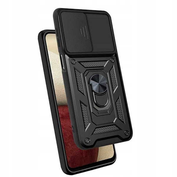 Spacecase Case Cover För Samsung Galaxy A12 M12 Svart