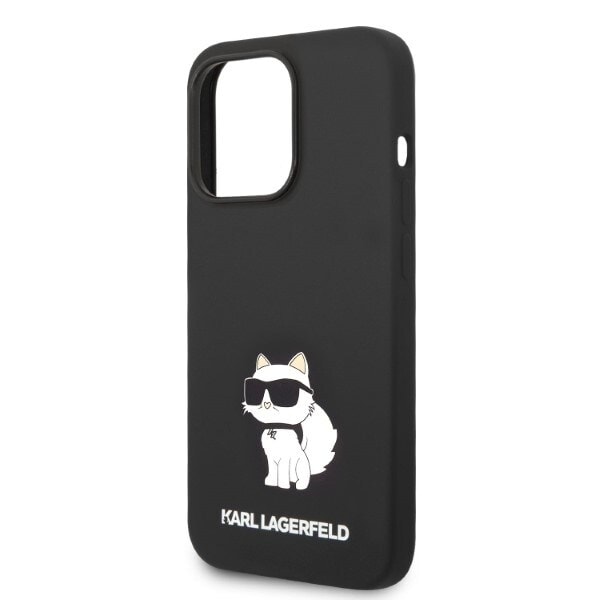 KARL LAGERFELD SILIKONE CHOUPETTE ETUI TIL IPHONE 14 PRO MAX - SORT