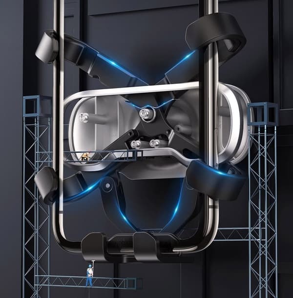 UGREEN CAR GRAVITY TELEFONHOLDER TIL LUFTUDLUFTNING, SORT