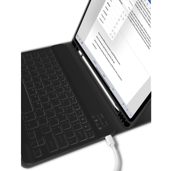 TECH-PROTECT SC PEN + KEYBOARD IPAD 10.9 10 / 2022 SVART