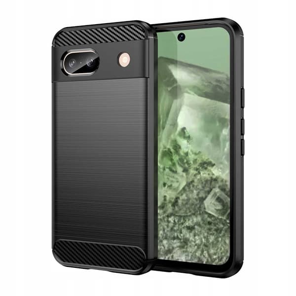 Spacecase Carbon Case För Google Pixel 8A Svart Telefon