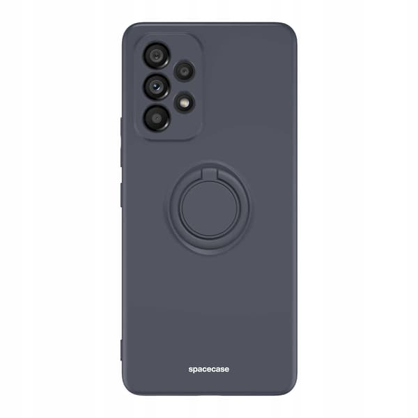 Spacecase Silikonecase Ring För Samsung Galaxy A53 5G Svart
