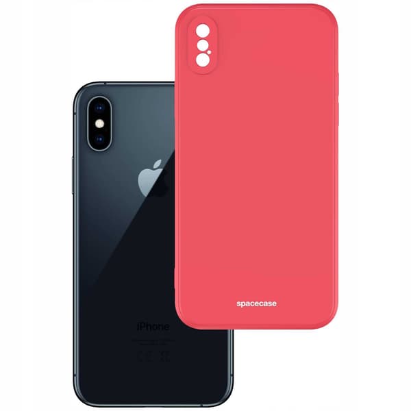 Spacecase Silikonfodral För Iphone X Xs Rött Skyddskydd