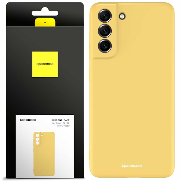 Spacecase Silikonecase Galaxy S21 Fe Gul Fodral För Samsung