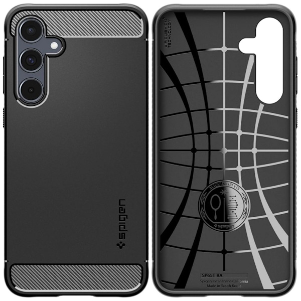 SPIGEN RUGGED ARMOUR ETUI TIL SAMSUNG GALAXY A55 5G - MAT SORT
