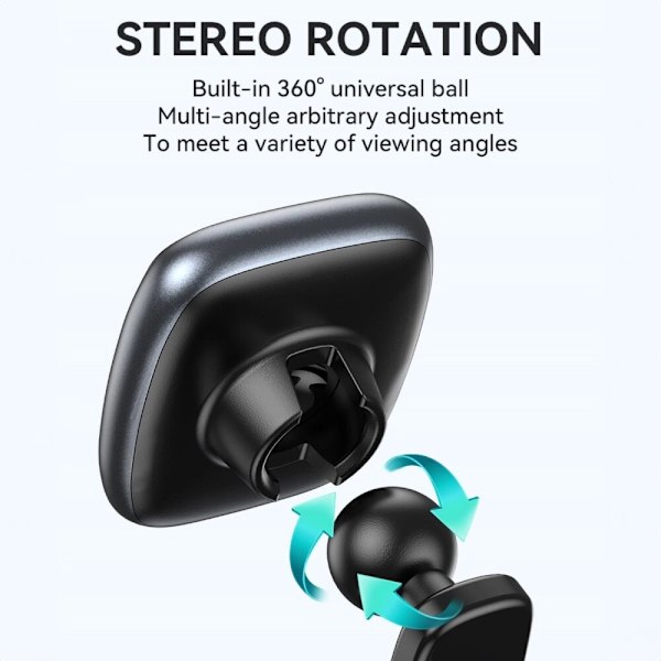 Wozinsky WUMTD magnetisk telefonholder for bildashbord - svart