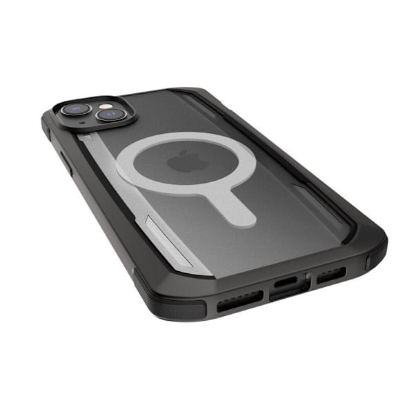 Raptic X-Doria Secure Case for iPhone 14 Pro Max med MagSafe pansret beskyttelsesdeksel, svart