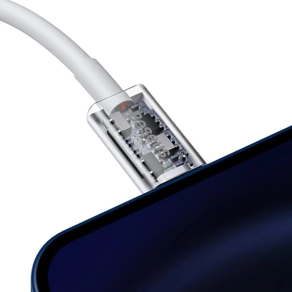 Baseus Superior serie USB-C / Lightning PD 20W 2 m kabel - hvit