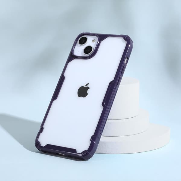 NILLKIN CASE CASE COVER COVER TIL IPHONE 14 PLUS BLÅ