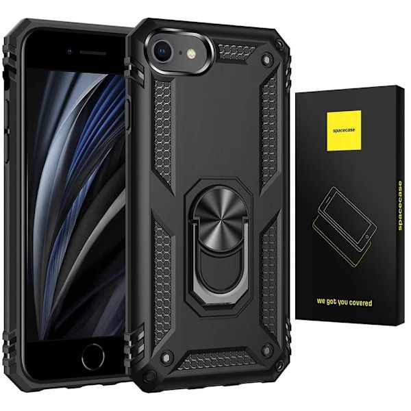 Spacecase Case Cover Till Iphone 6 7 8 Se Ring Nx Svart