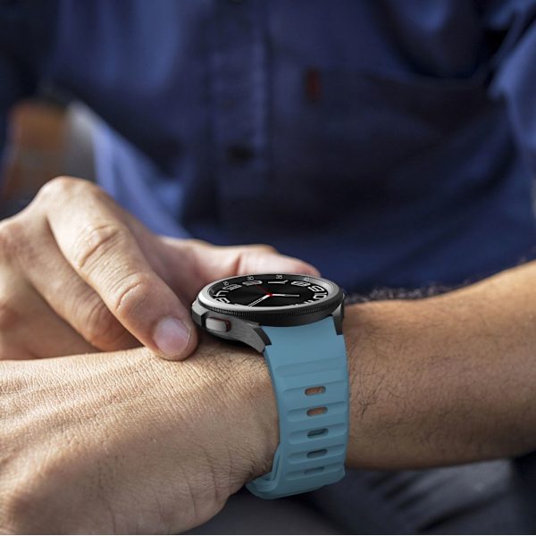 TECH-PROTECT SILIKONE LINE SAMSUNG GALAXY WATCH 4/5/5 PRO / 6/7 / FE MONTEGO BLUE