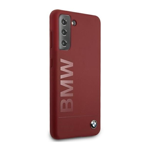 Veske BMW BMHCS21MSLBLRE S21+ G996 rød/rød hard veske Silikon Signature Logo