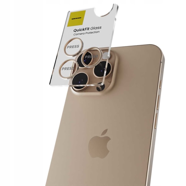 Spacecase Härdat Glas För Kamera För Iphone 16 Pro Max Desert Titan