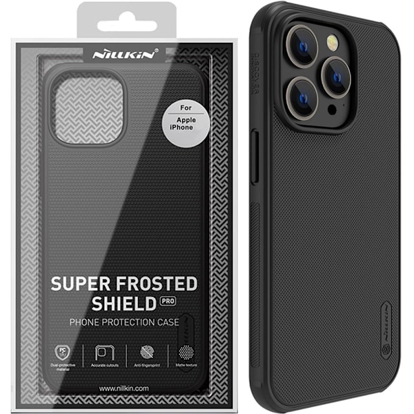 Nillkin Super Frosted Shield Pro magnetisk deksel til iPhone 14 Pro i MagSafe magnetisk svart