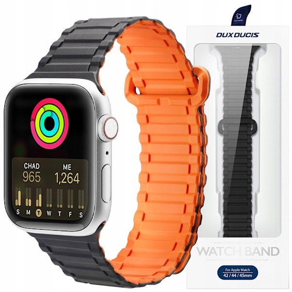 DUX DUCIS BANDREM TIL APPLE WATCH SE/8/7/6/5/4/3/2/1 41/40/38MM SORT