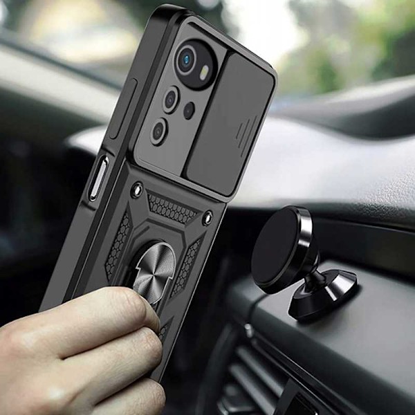 Spacecase Case Cover För Motorola G22 Black Protective