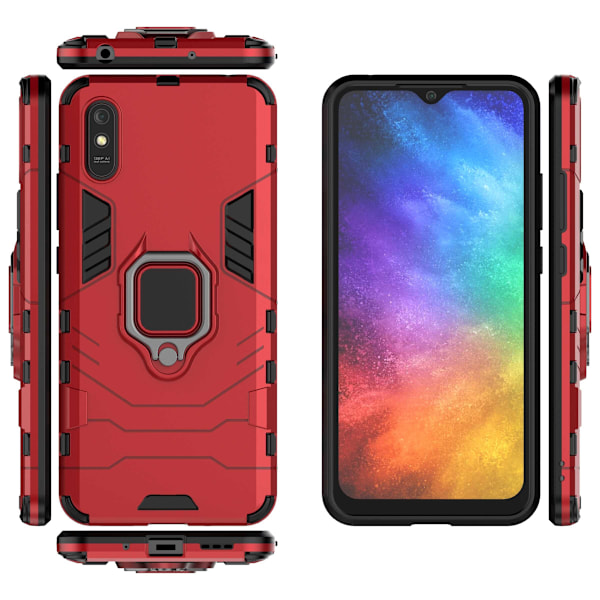 Spacecase Case Cover För Xiaomi Redmi 9A 9At Red Sc X-Ring