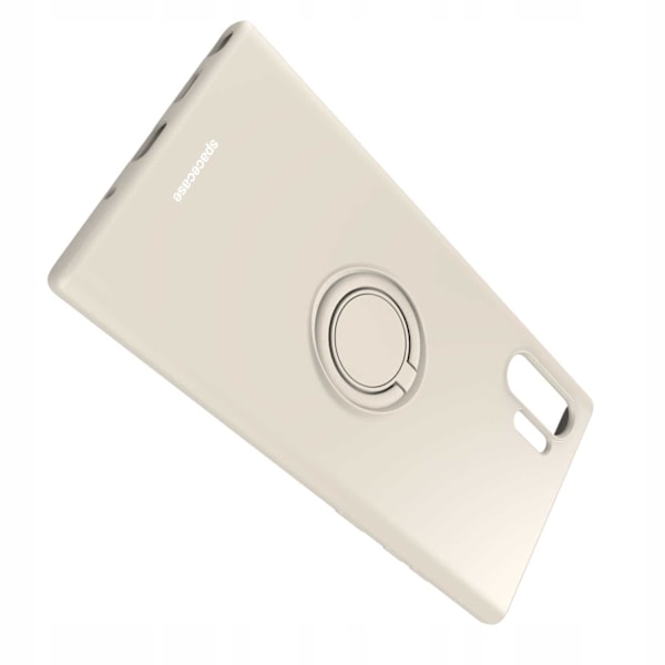 Spacecase Silikonecase Ring För Galaxy Note 10+ Bone Cover