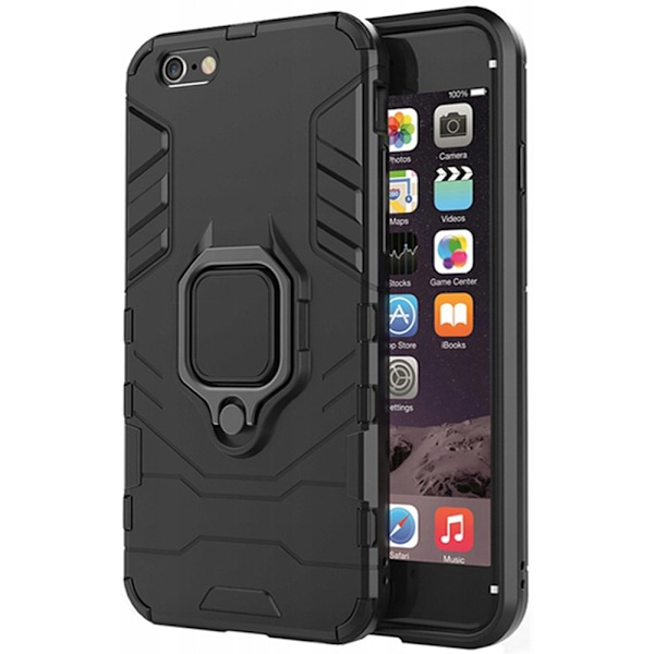 Spacecase Case X-Ring Cover För Iphone 6 6S Plus Svart