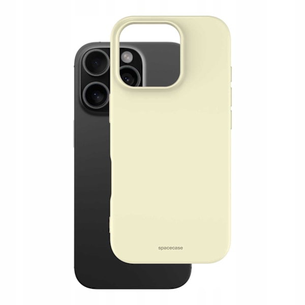 Spacecase Silikonfodral För Iphone 16 Pro Bone Phone Skydd