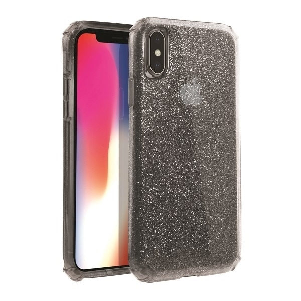 UNIQ CLARION TINSEL ETUI TIL IPHONE XS MAX - SORT