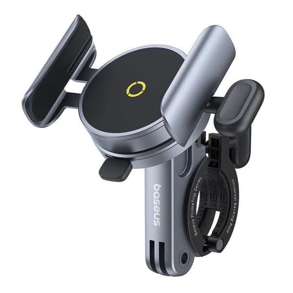BASEUS PRIMETRIP MAGNETISK TELEFONHOLDER TIL CYKEL / SCOOTER / SCOOTER - SORT